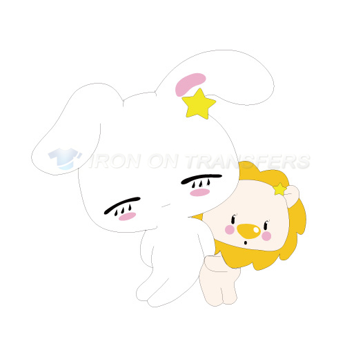 Rabbit Iron-on Stickers (Heat Transfers)NO.8947